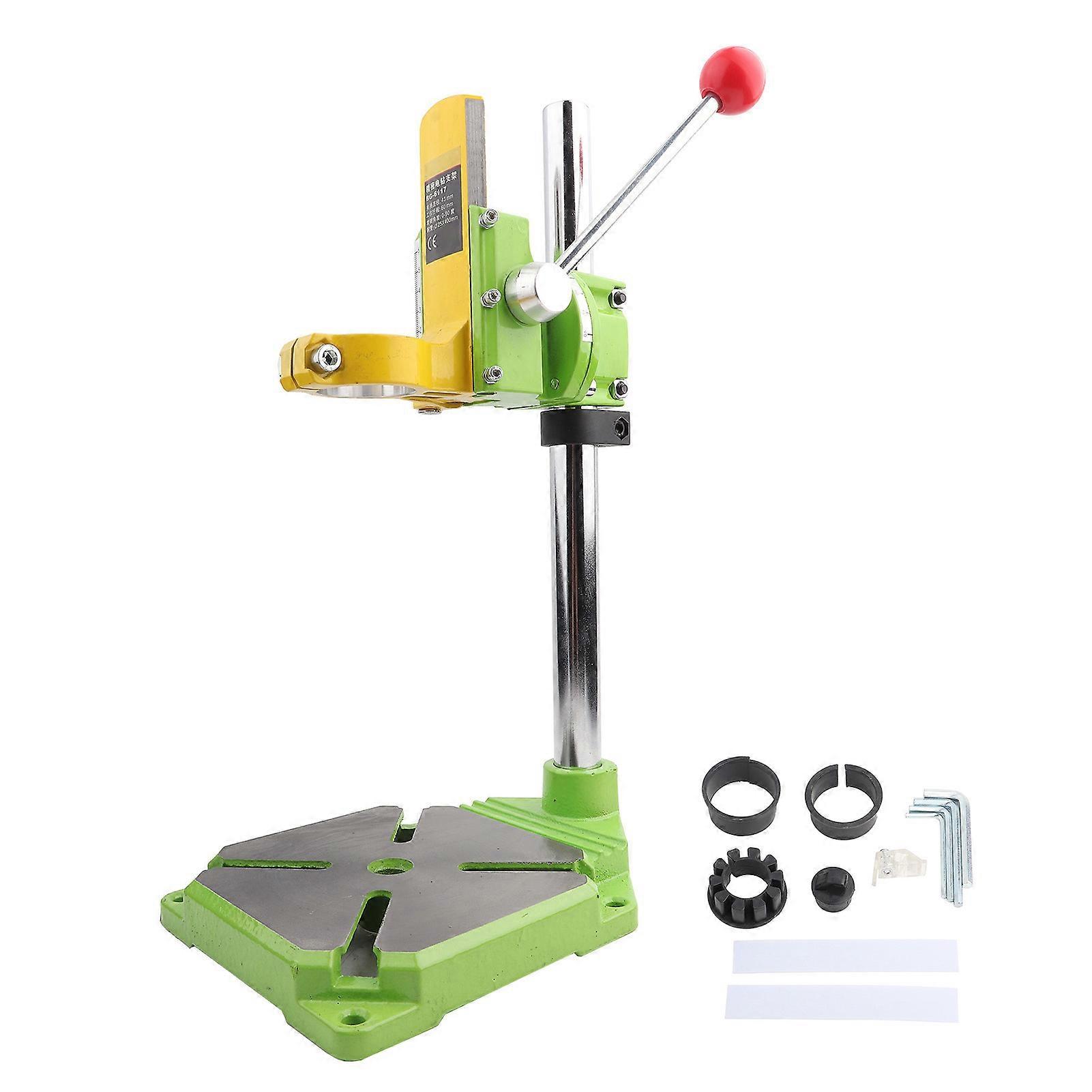 Drill Bracket Carpentry Tool Woodworking Accessory Accurancy Heavy Duty Rotating Chuck