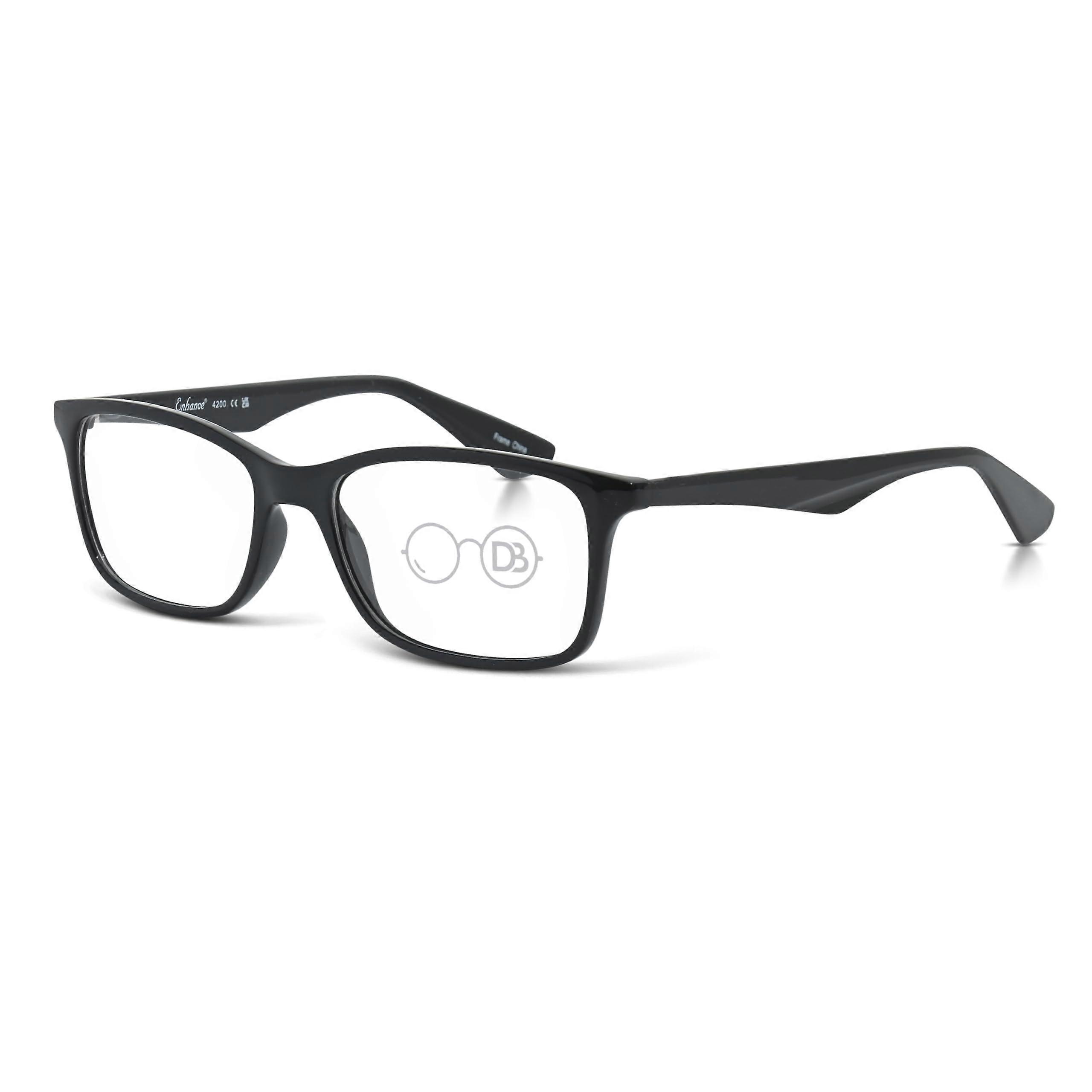 Dual Strength Customi Bifocal Reading Glasses (1.50 top,2.50 bottom Black, Large) Custom Made To
