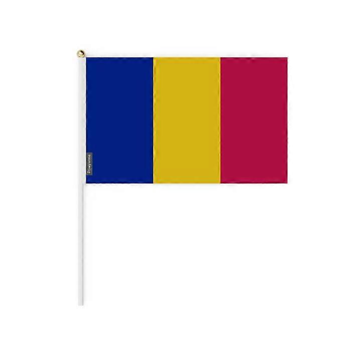 Flag - Chad - Mini Flag 20x30 cm - Durable Polyester - Lightweight - Double-sided Print