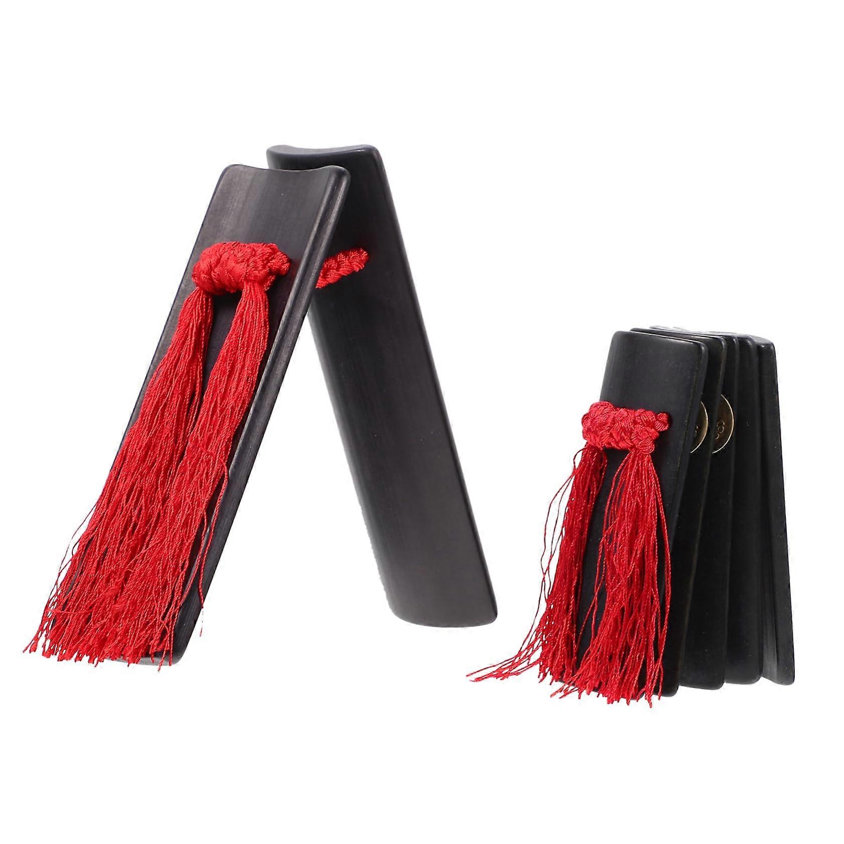 Traditional Chinese Kuaiban Bamboo Percussion Instrument - Smooth Surface, Comfortable Grip, 16-Inch Length
