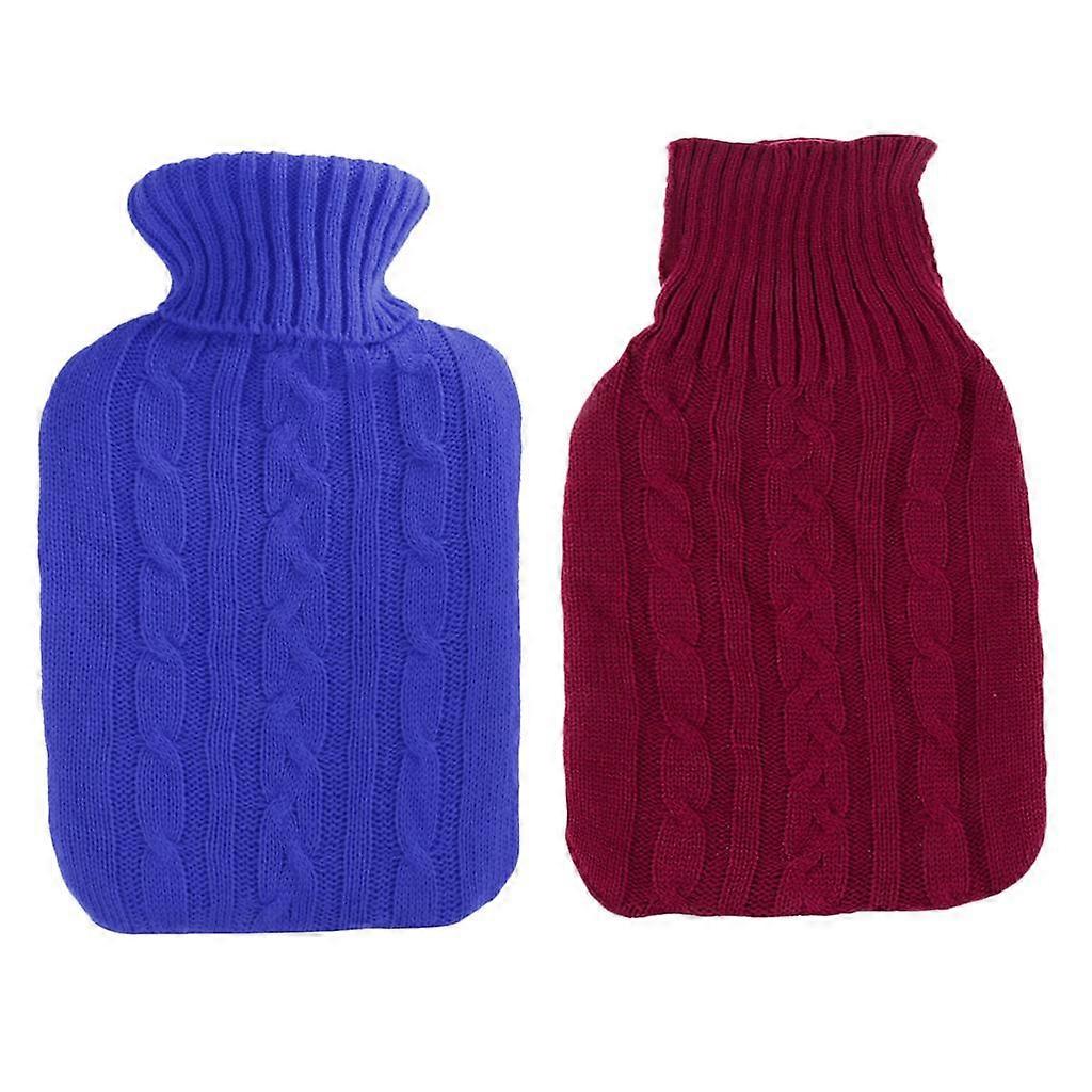 2 Pieces Knitted protective case For 2000ml Rubber and red