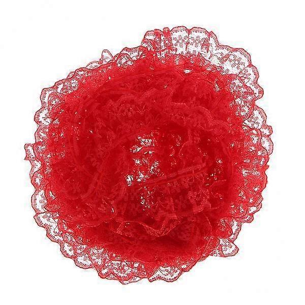 3-5pack 5 iarde vari colori nastro floreale elastico pizzo trim artigianato