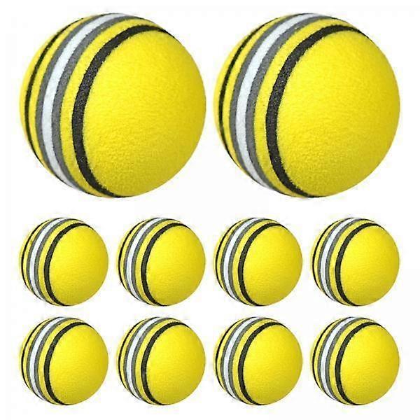 3x 10x Golf Balls Golf Practice Beginners Lightweight Gift Equipment Golf