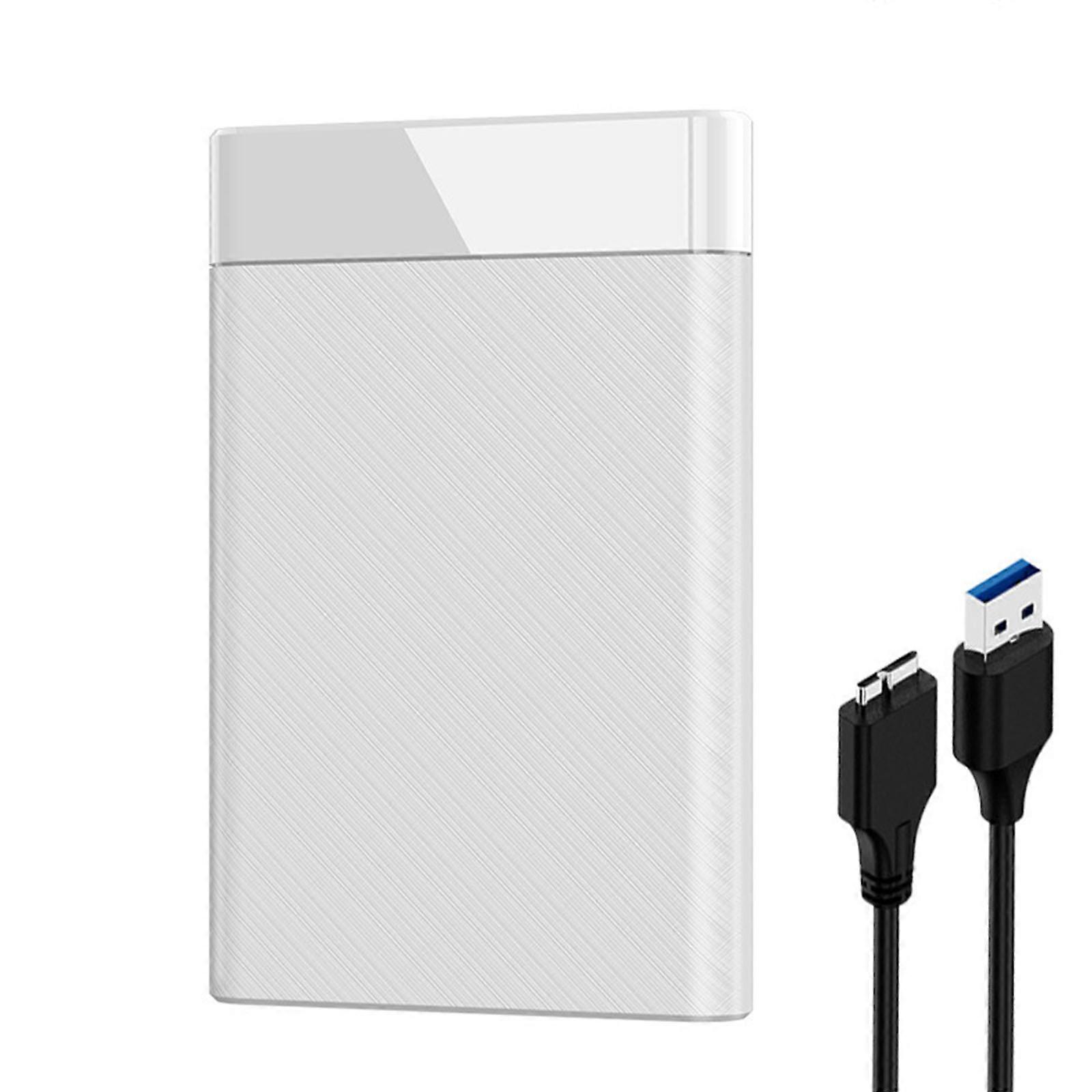 2.5 inch HDD SSD Case Sata to USB 3.0 Adapter Free 5Gbps Box Hard Drive Enclosure for HDD Disk For Windows White