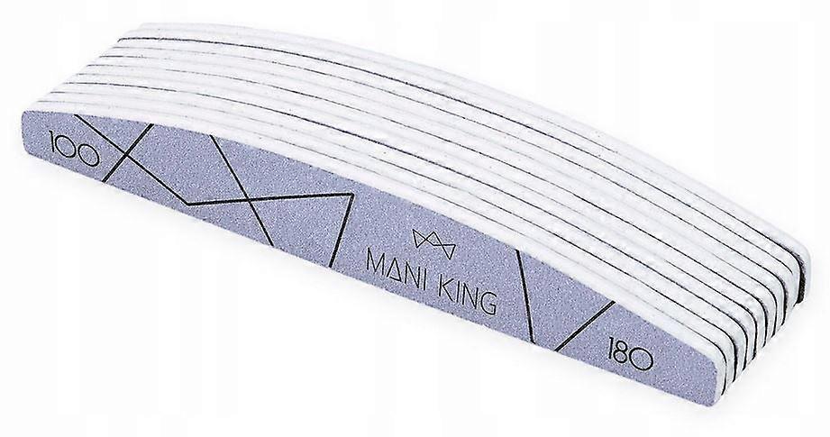 MANI KING Nagelfil Set Crescent 100/180 - 10 stycken