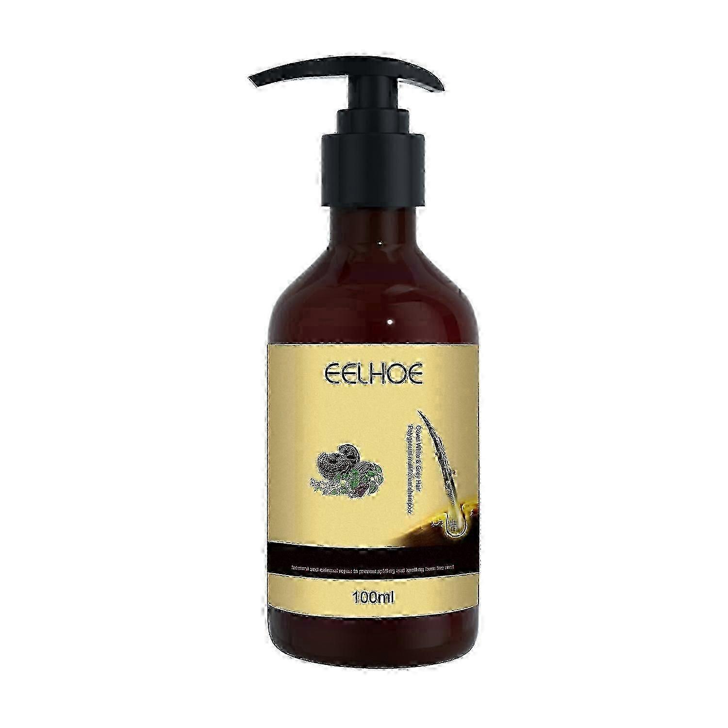 EELHOE Polygonum Multiflorum Shampoo, Turn White To Black, Prevent Hair Loss, Control Oil, Repair Sc