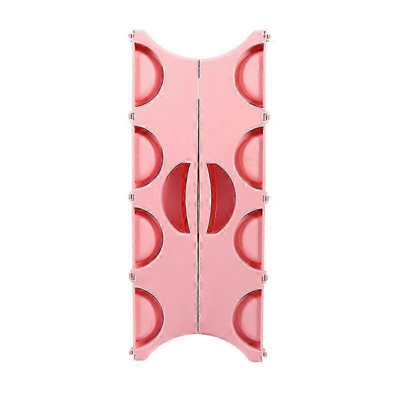 Semi-Auto Dumpling Maker Kitchen Tool Manual Dough Press Wrapper Pink 41X32X3.5CM