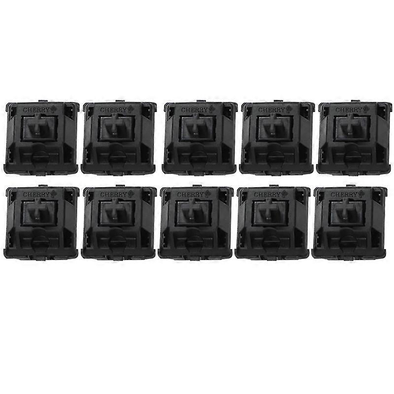 10PCS Cherry Shaft MX Switch Linear Keyboard Shaft, Color: Black Shaft
