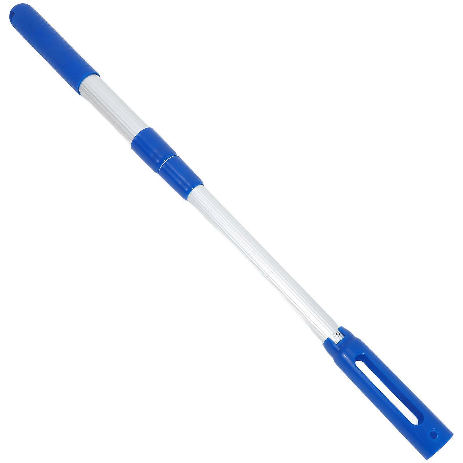Aluminum Alloy Detachable Pool Skimmer Pole – Heavy Duty Adjustable Broom Handle for Efficient Swimming Pool Cleaning and Maintenance