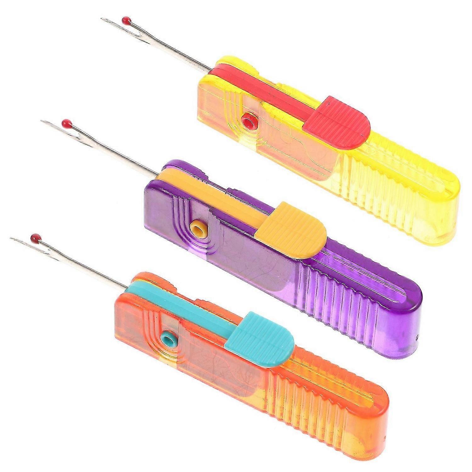 3Pcs Seam Rippers Sewing Stitch Thread Unpicker Sewing Supplies for Quick Unpick Sewing