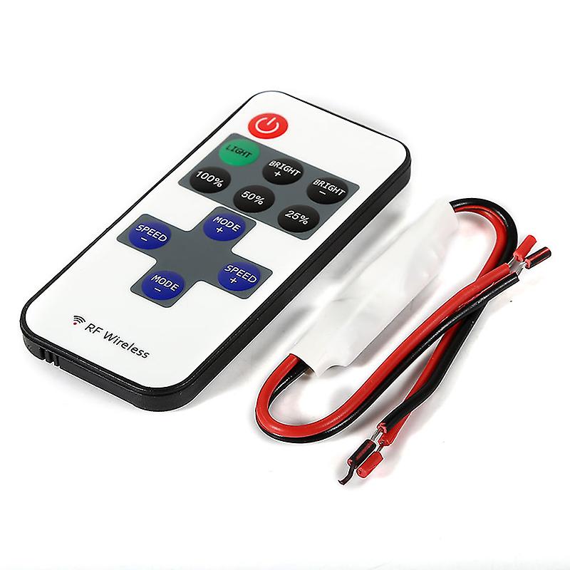 12V RF Wireless Remote Switch Controller Dimmer for Mini LED Strip Light New