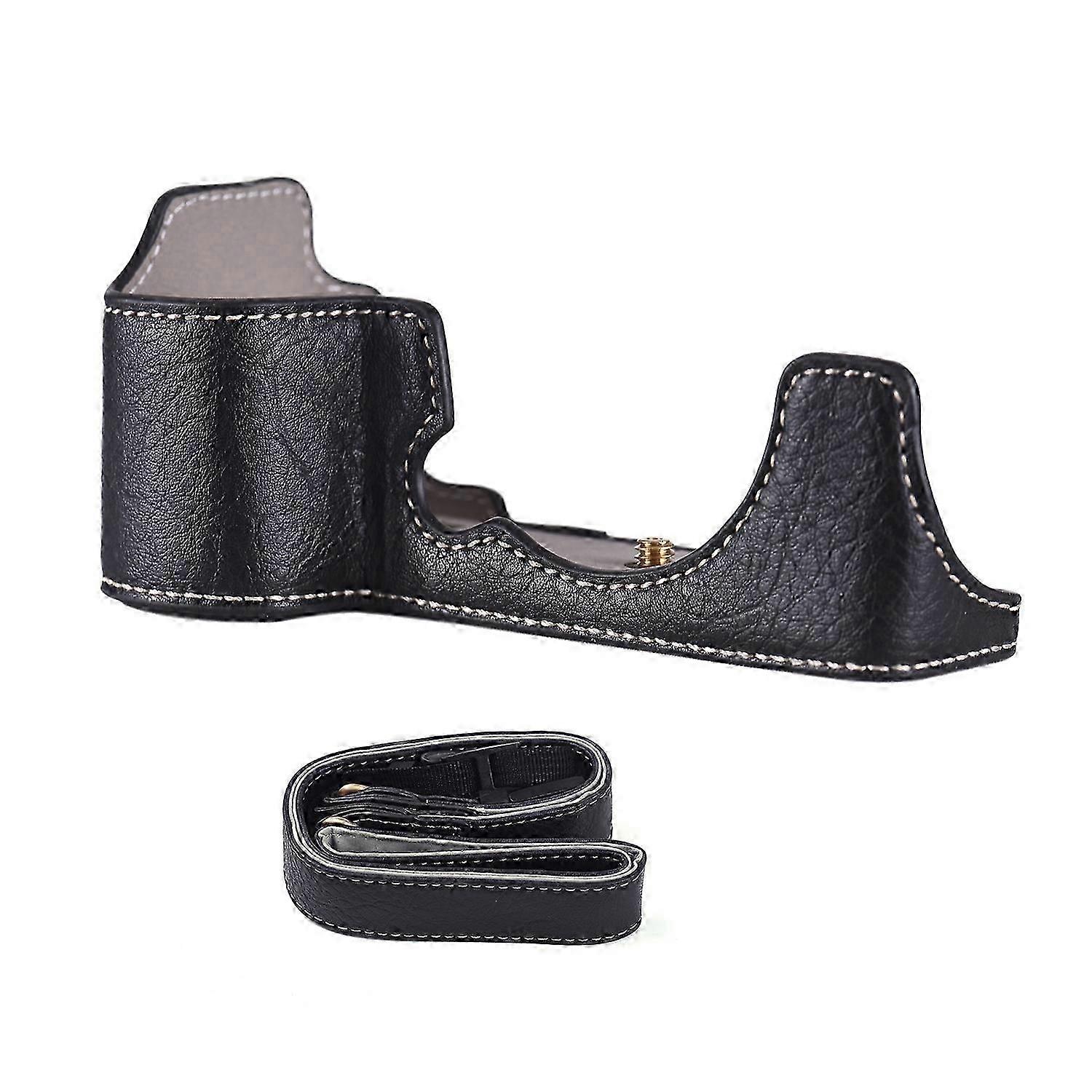 Camera Half Case Replacement for Fuji XS10 Camera Body Bottom Case PU Leather Half Camera Case with