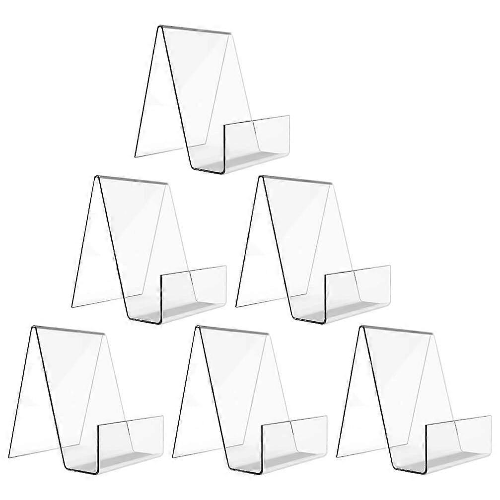 Clear Acrylic Book Holder Desktop Bookshelf Book Stand Display Rack Ref: 5595