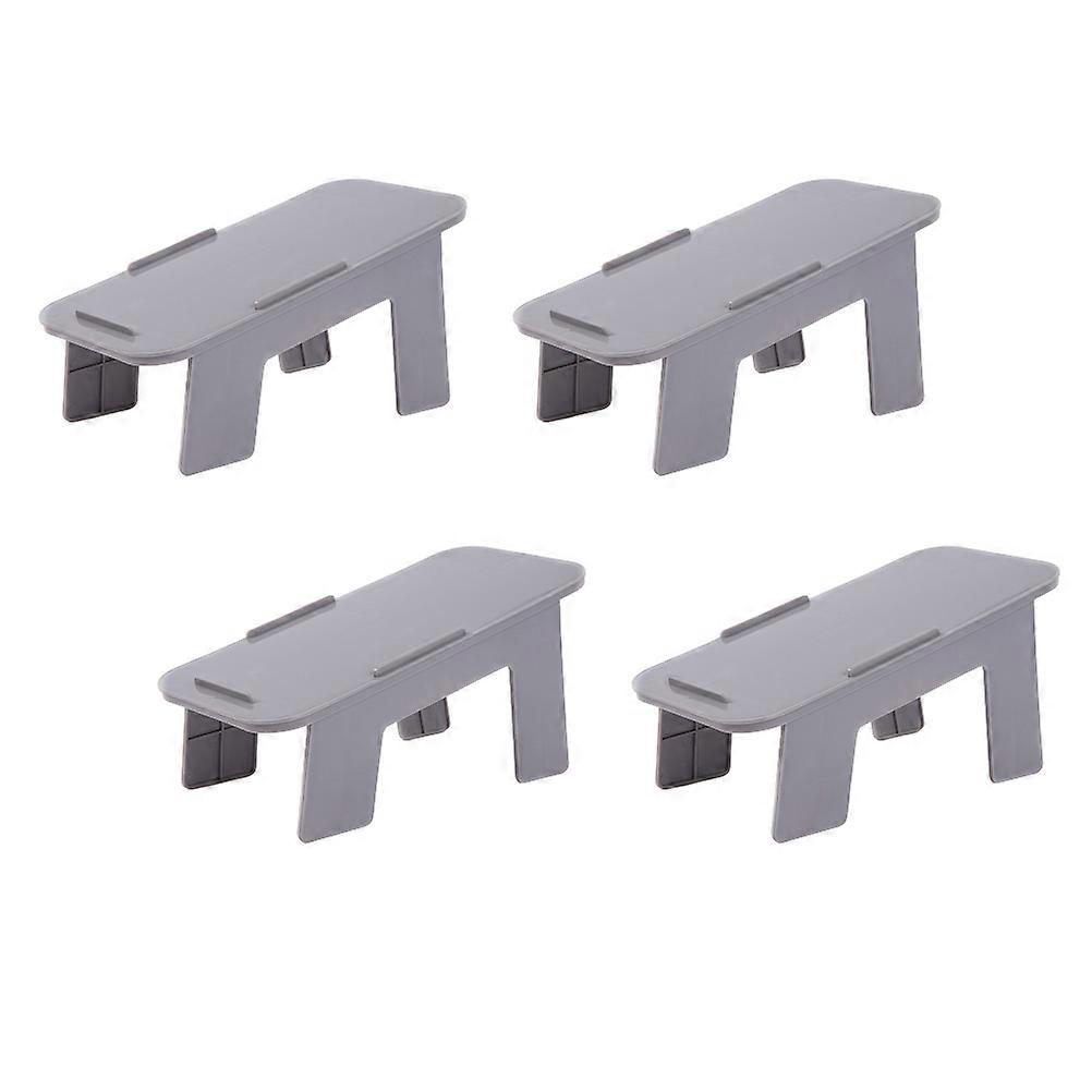 2 Tier Grey Shoe Rack Holder Organizer for Sandals Slippers – Space Saving Design for Home Storage