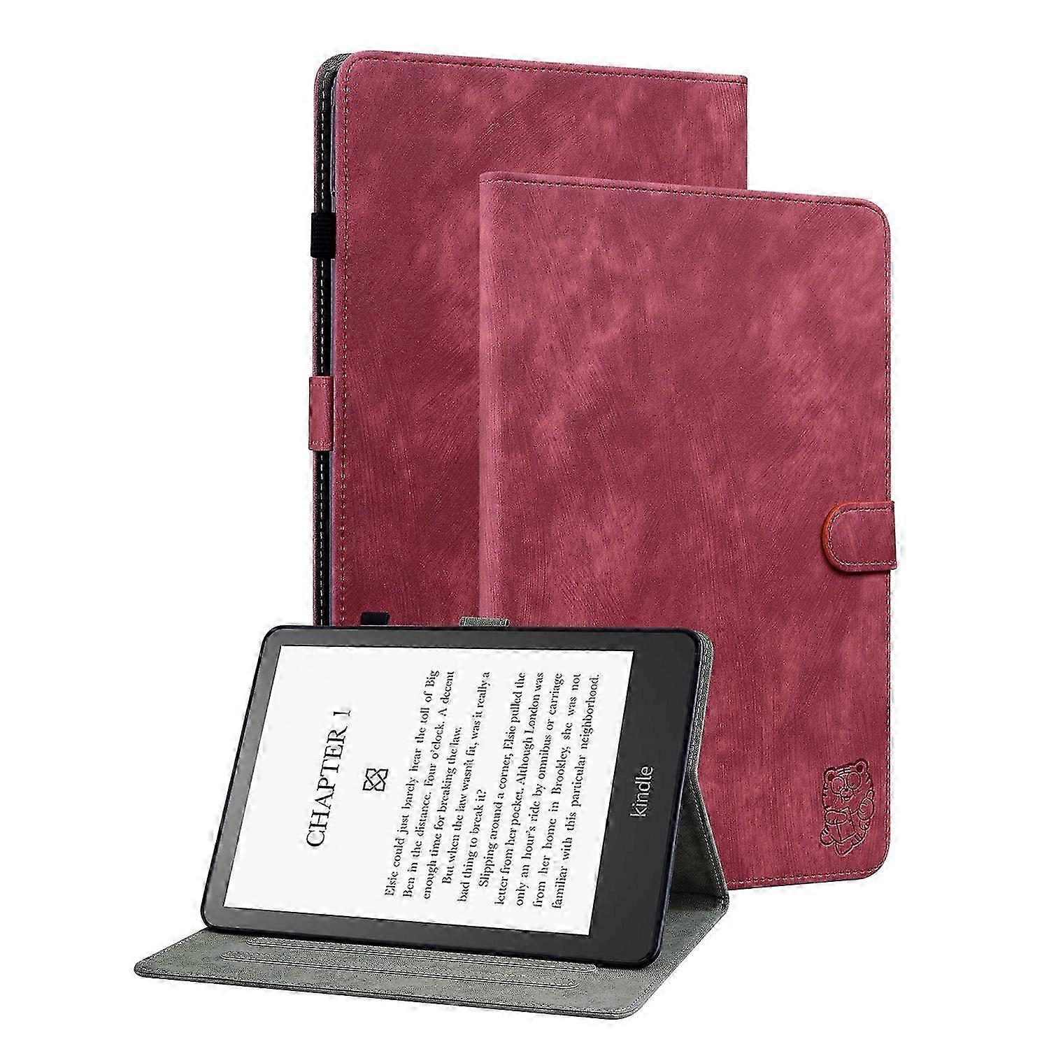 2025 Tiger Pattern Flip Leather Tablet Case