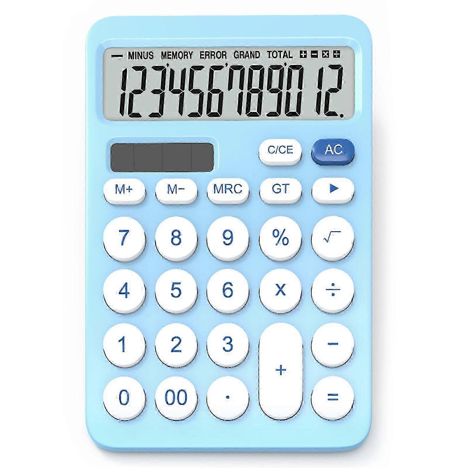 Large Screen Electronic Calculator with 12 Digits for Easy Calculation and Enhanced Visibility in Various Settings