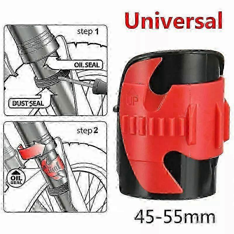 Universal Motorcycle Fork Seal Tool 45-55mm Simmering Cleaner for Fork Seal Replacement