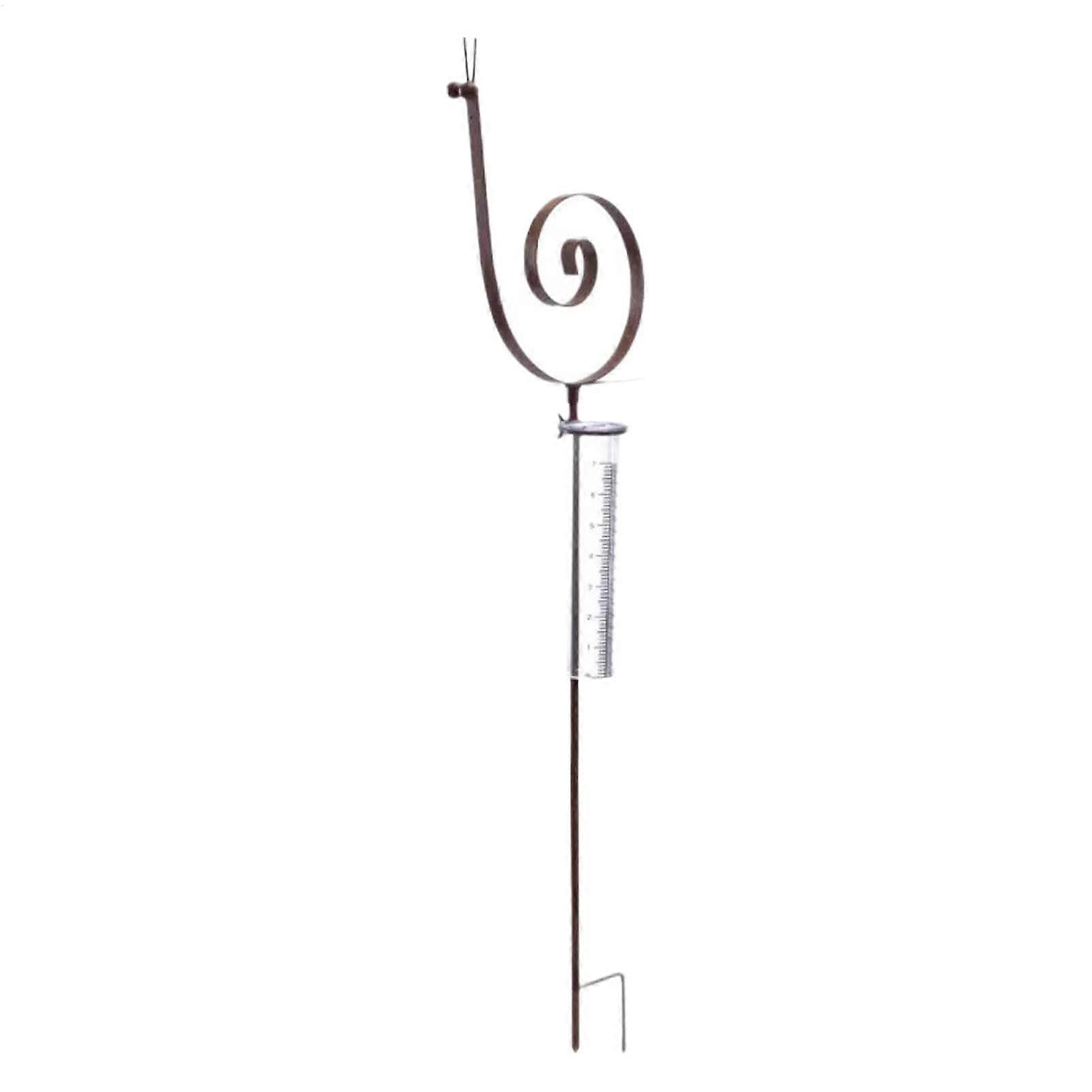 Rain Gauge with Stake, Snail Stake Rain Gauge, Funny Garden