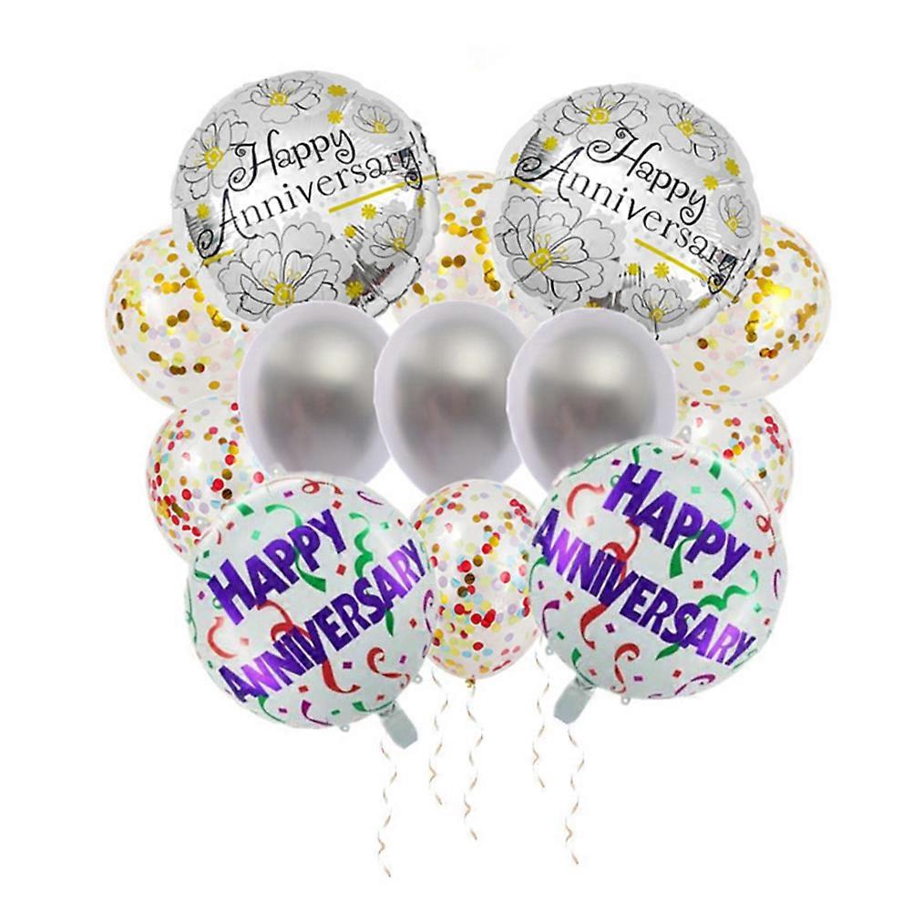 Assorted Color Latex Balloons for Decoration Use and Elegant Design 1 Set