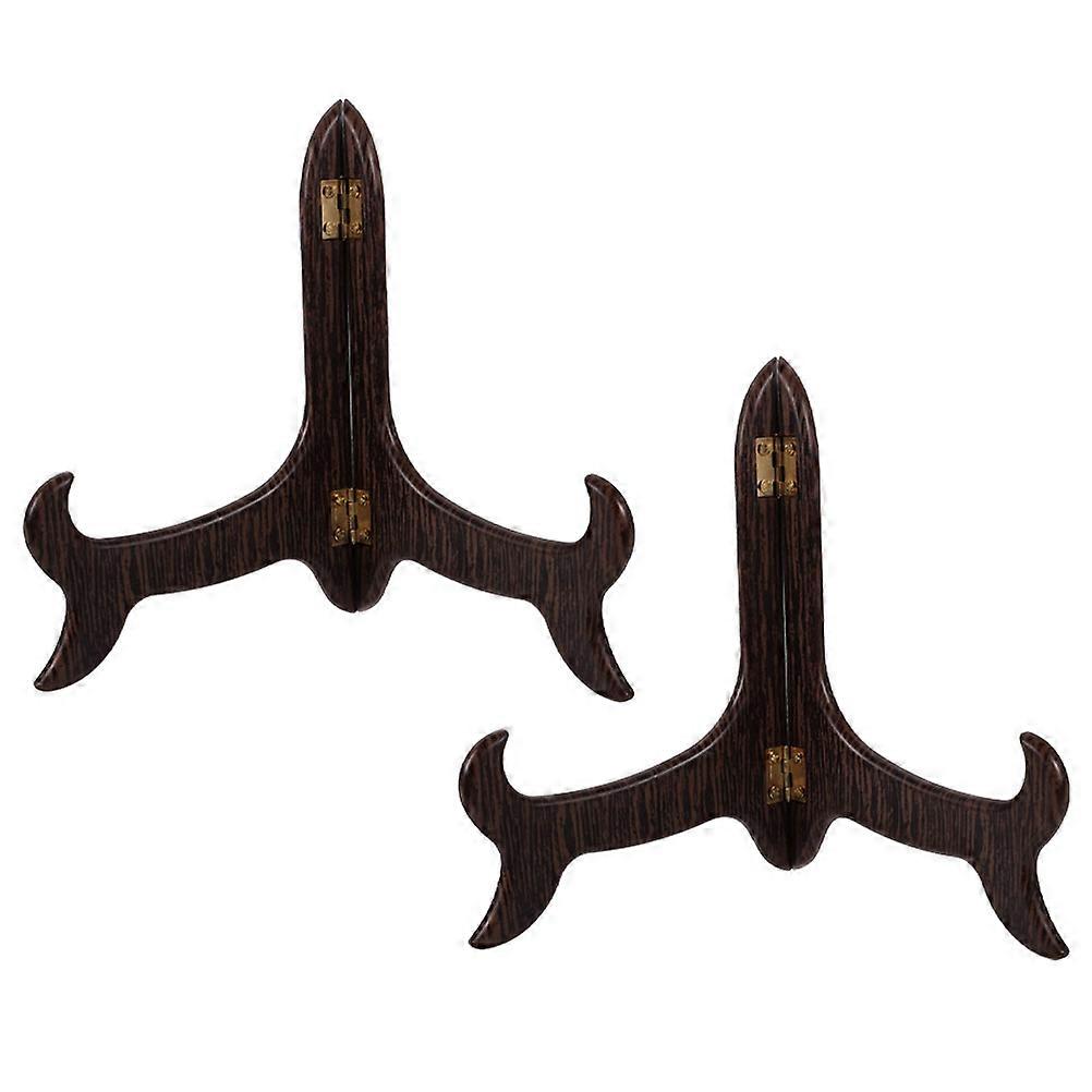 Tea Cake Rack Resin Puerh Tea Holder Retro Display Stand Home Decor 7in 2Pcs
