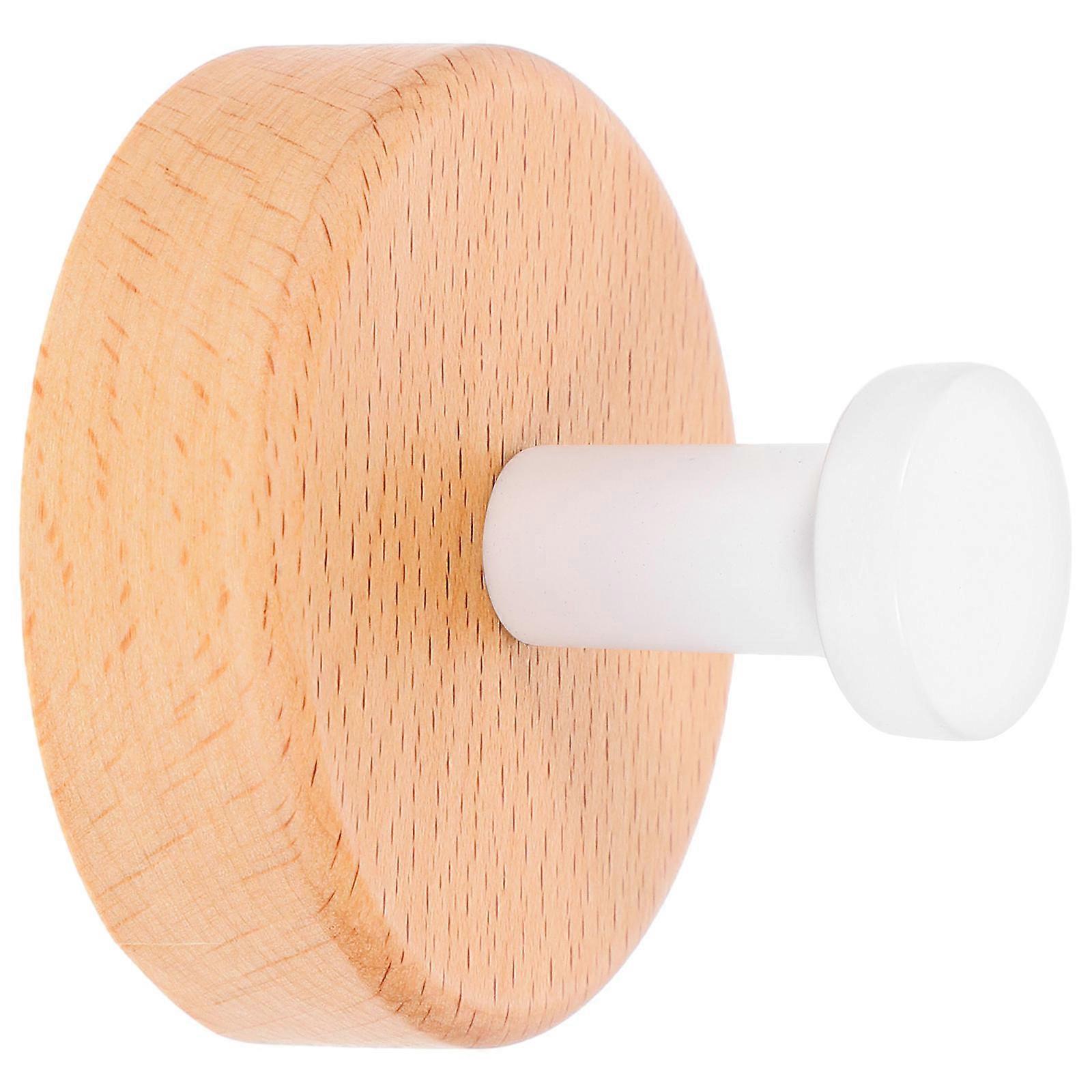 Decorative Wood Hooks Square Edge Hanging Coats Towels Hats For Indoor Use 6.00X6.00X5.00CM 1Pcs