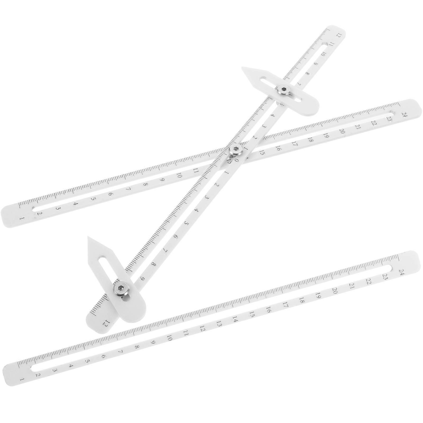 Pottery Depth Measuring Ruler Multi-Color Pottery Measuring Tools for Length Measurement Ceramic Crafting 1Set