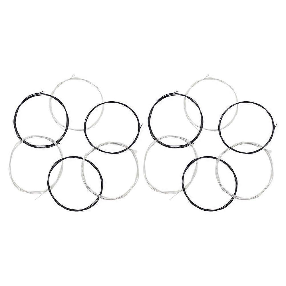Classical Guitar Parts Nylon Alloy Strings Easy Replacement For Performance 2 Sets