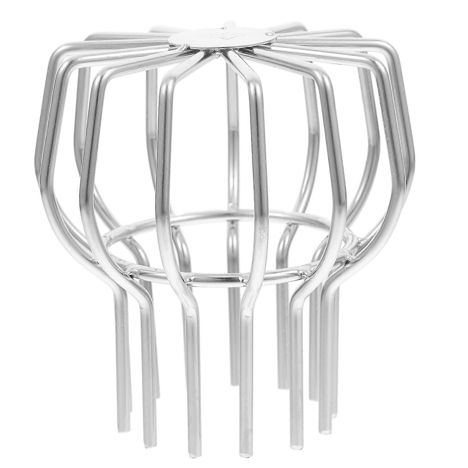 Protector Stainless Steel Gutter Leaf Guard Heavy Rain Overflow Prevention 4.3 3.9 3.9in 1 Set