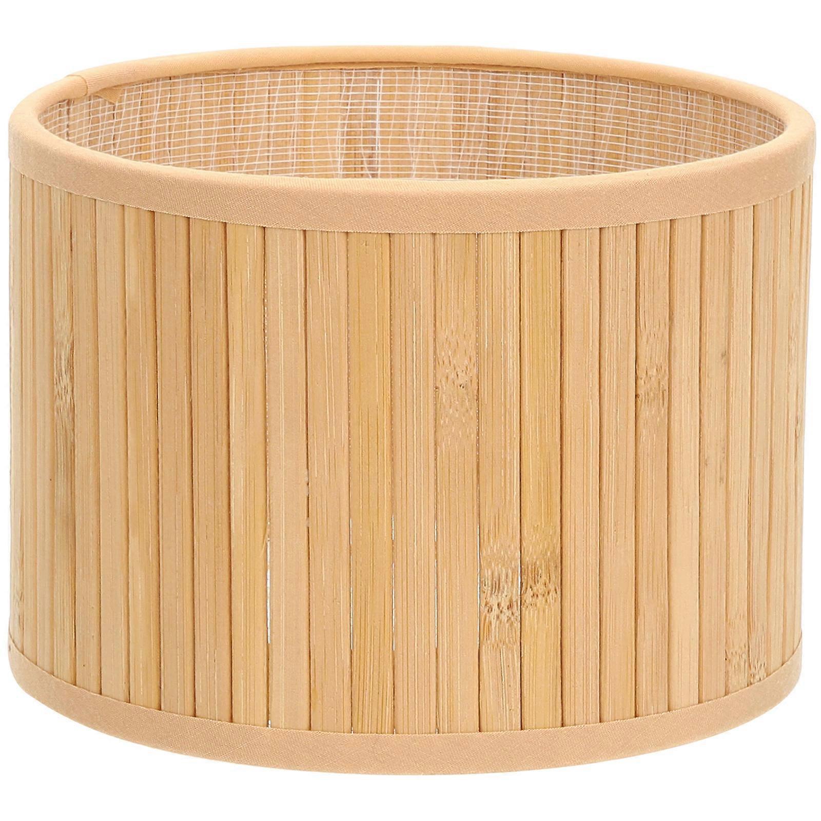 Retro Lampshade Small Lampshade E27/E14 Socket Compatibility Bedroom Lighting Khaki 18x18cm Metal 1Pcs