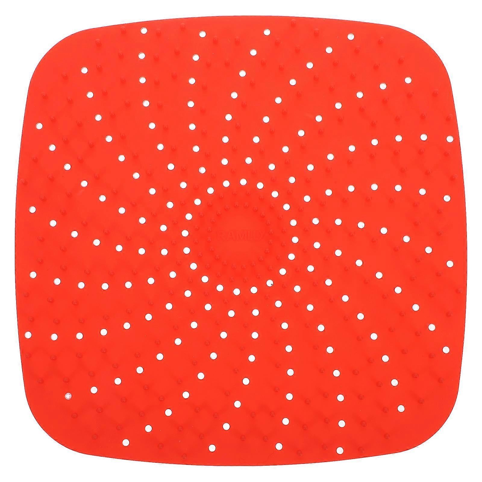 Square Air Fryer Mat Non-Stick Silicone Baking Liner For Baking 1Pc