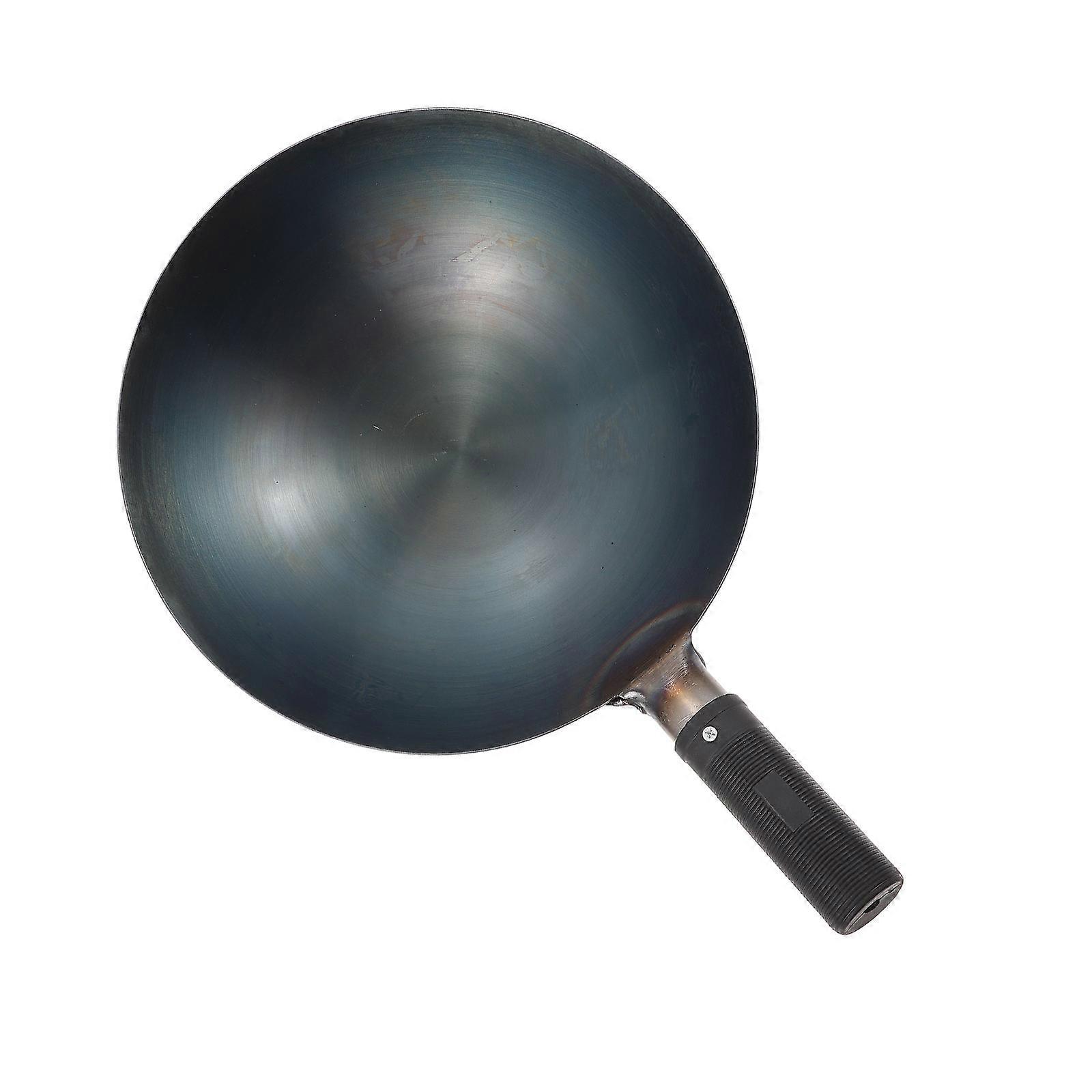 Chefs Pan Frying Wok Restaurant Use Iron 18.08X12.58X3.54Inch 1Pack
