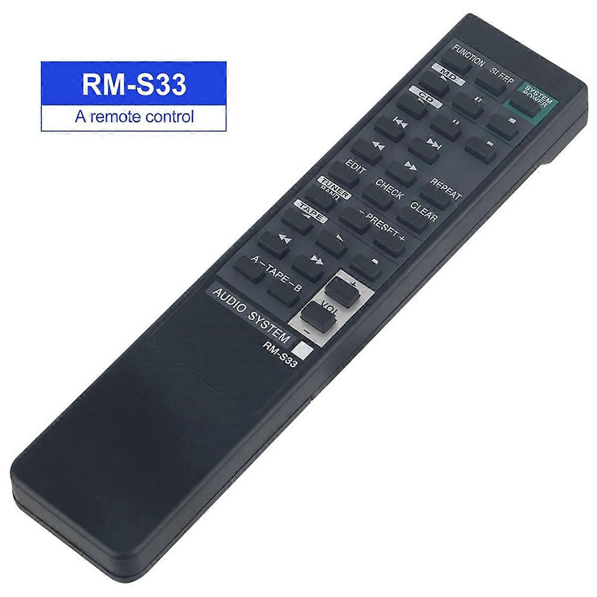 RM-S33 Remote Control for System HCDH801 MHC701 MHC-701