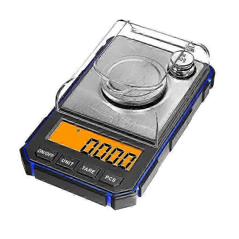Precision Digital Scale, 50g/0.001g Pocket Scale with 50g Calibration Weight and Electrostatic Tweezers, Kitchen Scale with Tare
