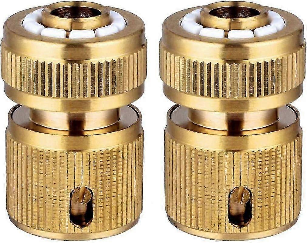 Brass Garden Hose Quick Connectors - 1/2" Quick Connectors Set