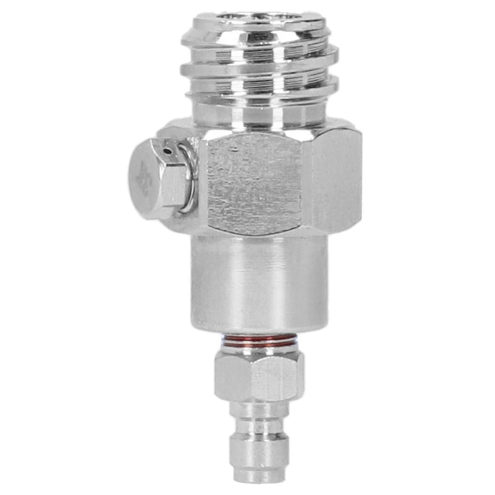 TR21‑4 CO2 Tank Adapter, Thread, Brass Connector with 3K Rupture Disc