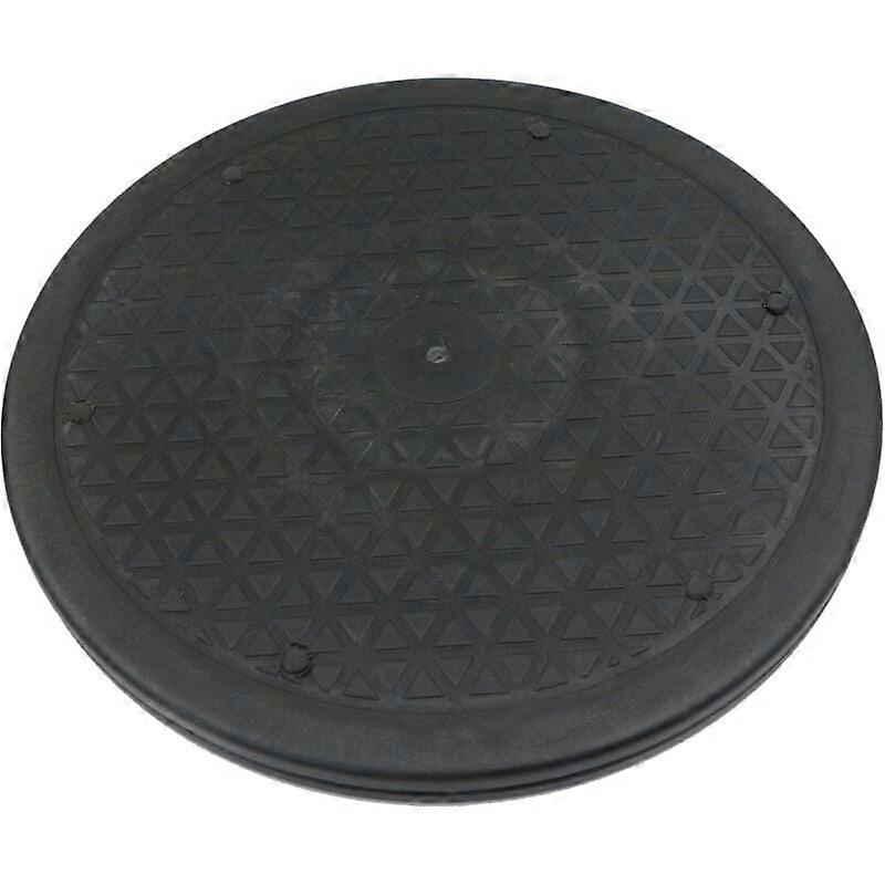 25 cm Rotating Turntable, 360° Manual Swivel Plate with Steel Ball Bearings, Diamond Pattern, for Display, Kitchenware, Craft Projects