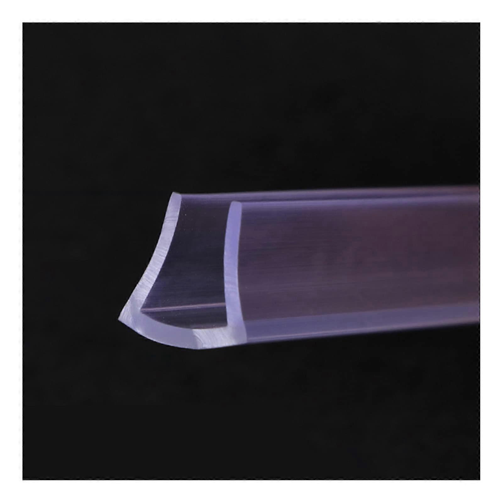 U-Shaped Rubber Channel Edge Trim, 25mm x 15mm, 10m Length, Transparent Seal for Home and Office Use, 30mm x 17mm Option