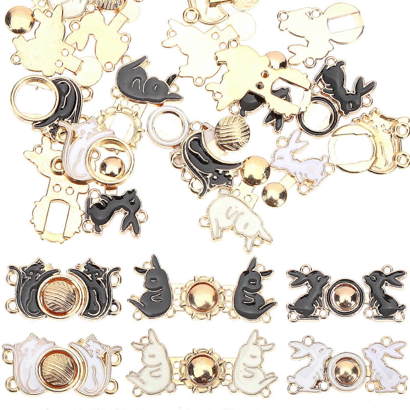 Dress Tightener Buttons Jeans Waist Tightening Buttons Pants Clothing Adjustment Assorted Color Round Shape 12Pcs