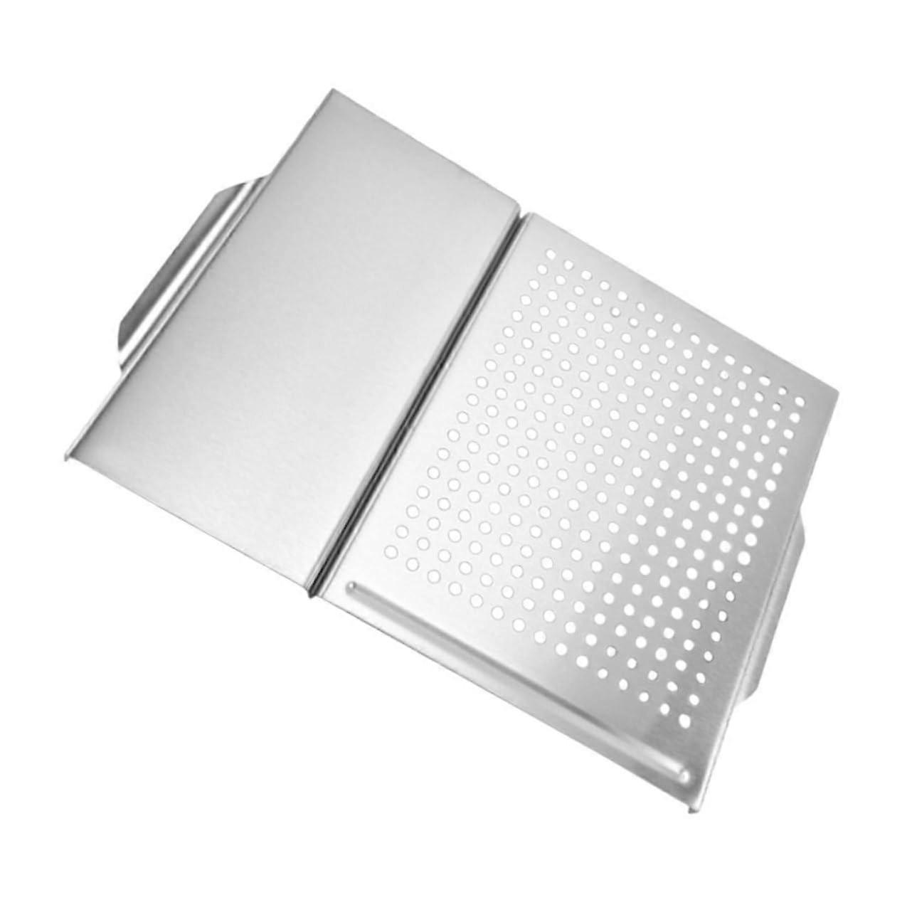 Grill Plate - One-Piece Multi-Purpose Grill Tray, Easy-Clean Surface, For Steak, Vegetables, Chicken, Shrimp, BBQ