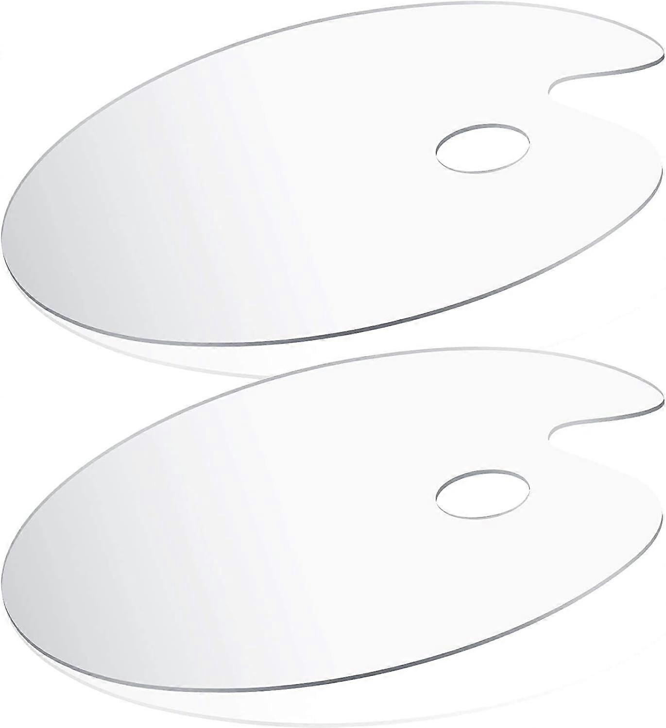 1 Stück transparente Acrylfarbenpalette (30X40CM)