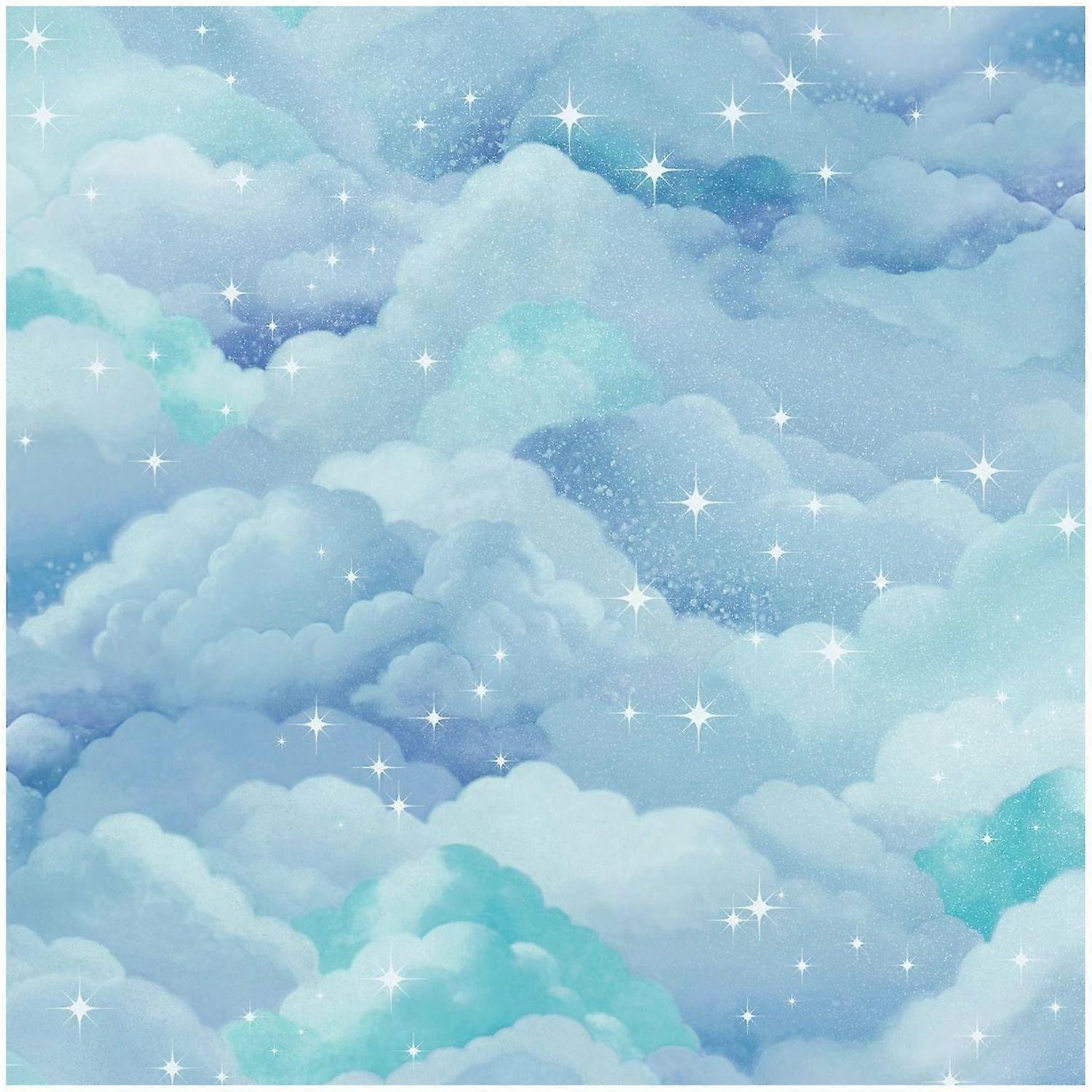 Holden Decor Dreamland Aqua Wallpaper