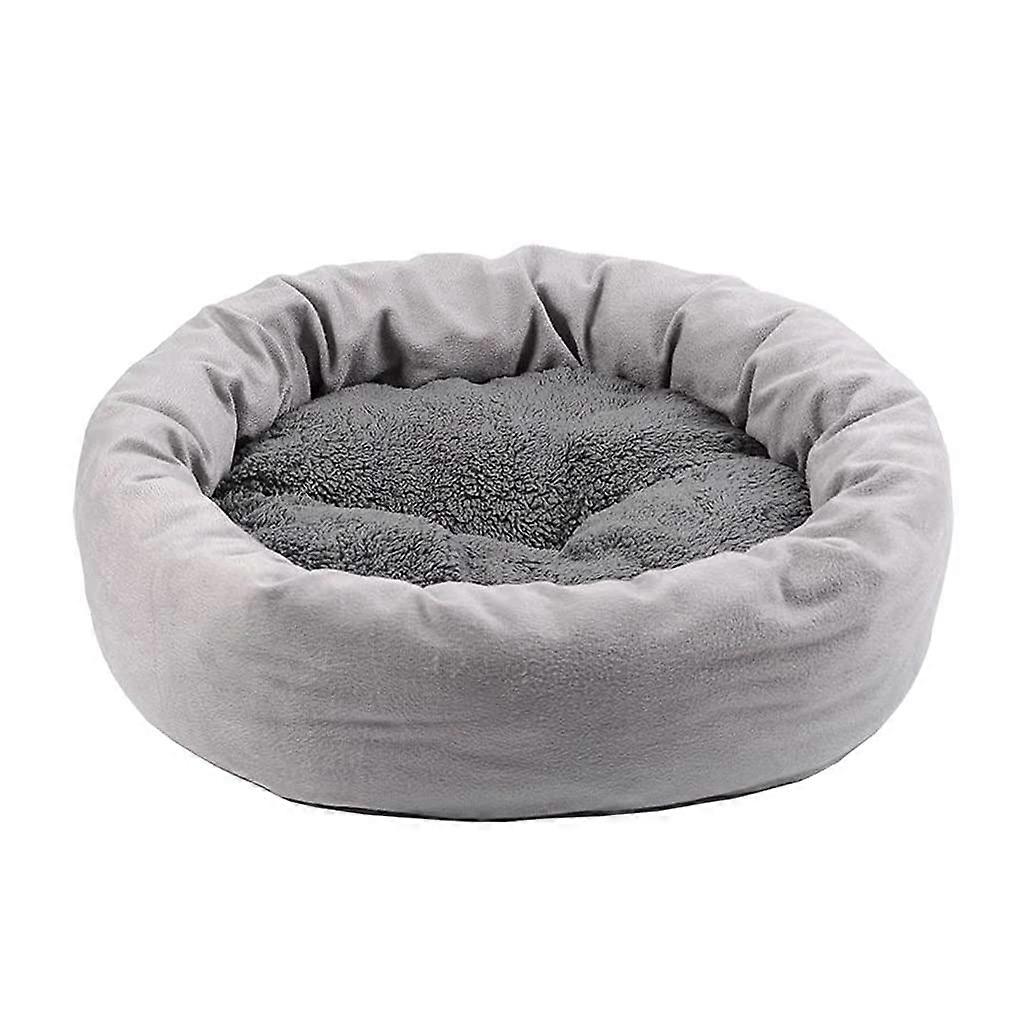 Warm Beds For Indoor Cats 4 Sizes Soft Tart Shape Dog Plush Bed With Detachable Cushion