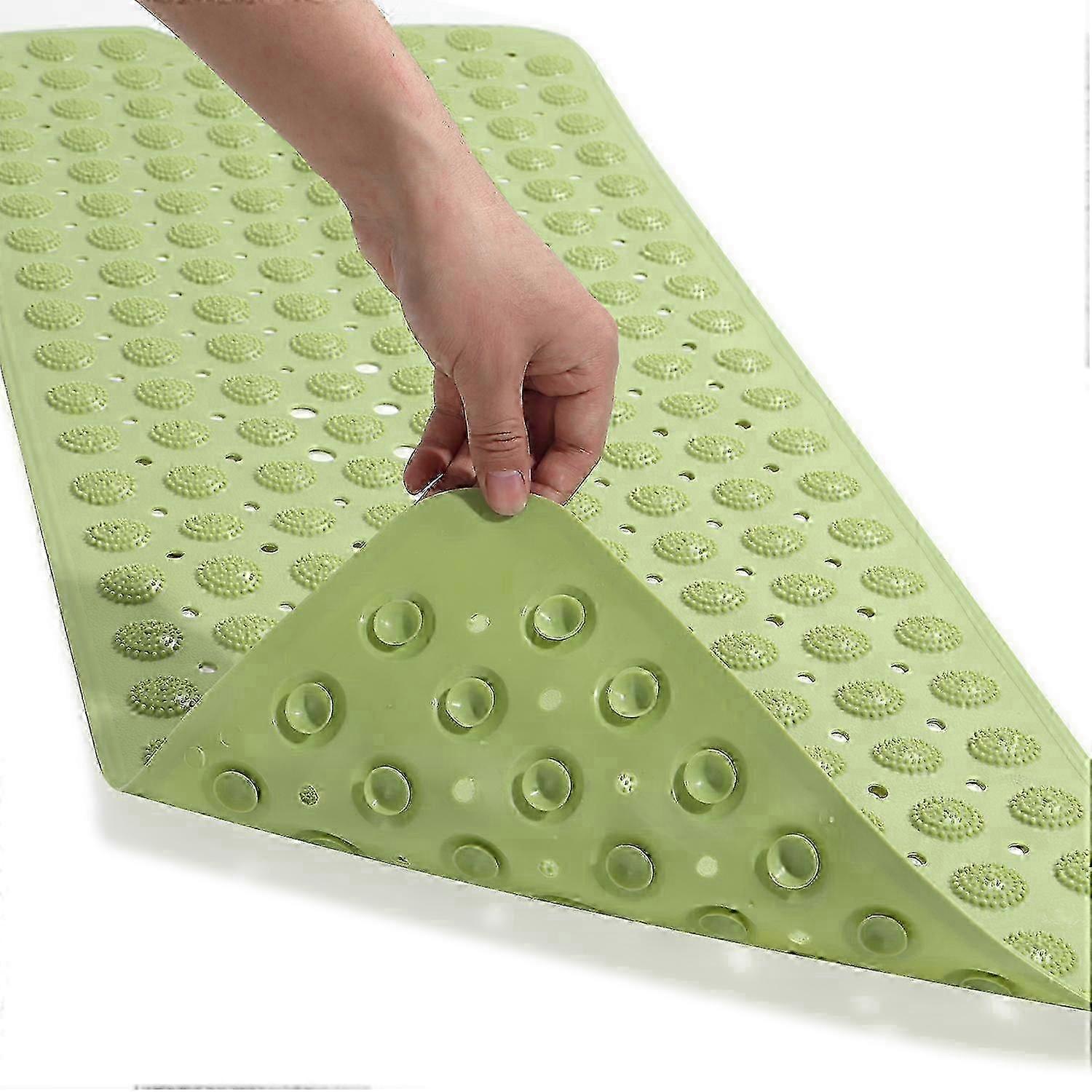 Home Non-Slip Shower Floor Bath Mat with Suction Cup Massage Points