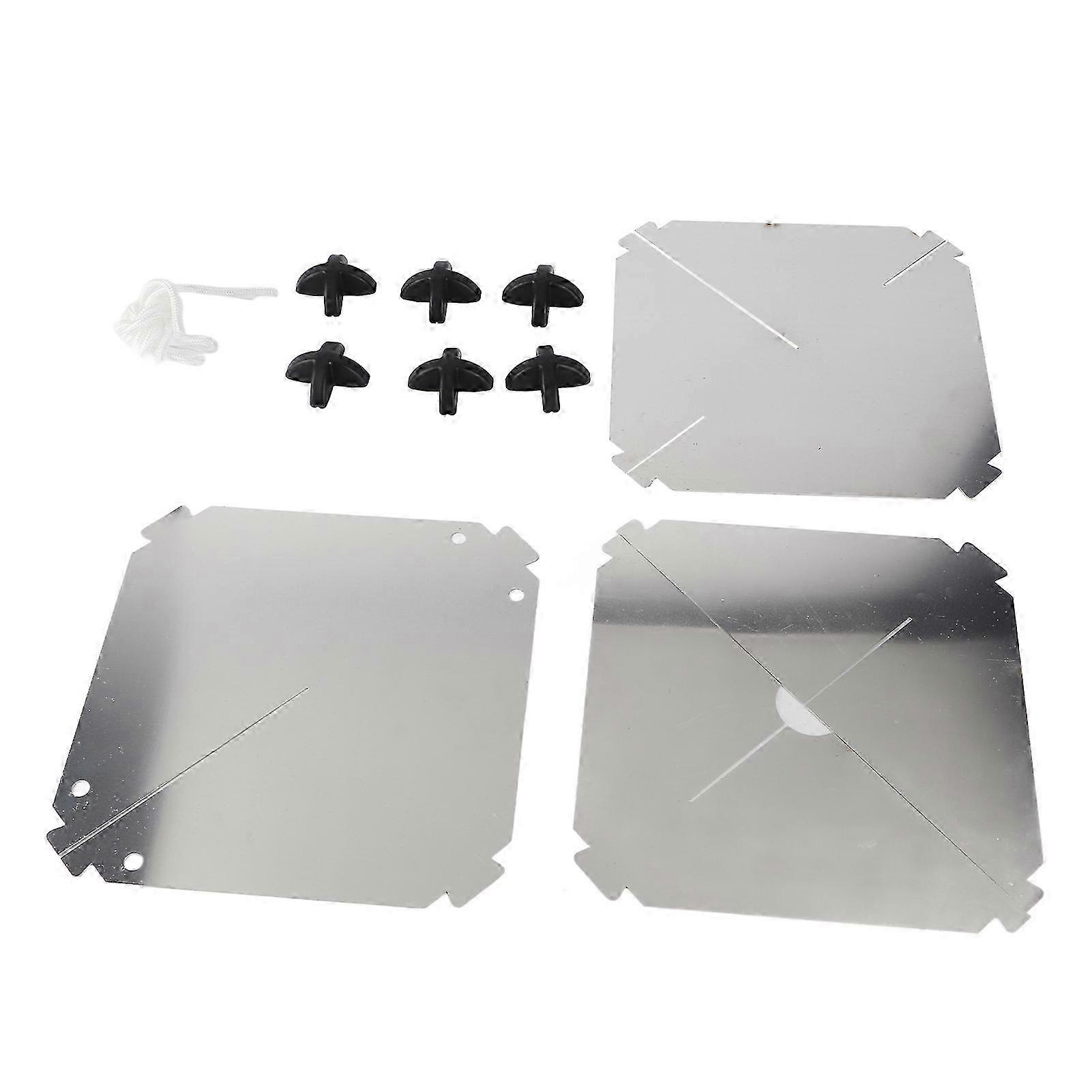 10pcs Refletores de Radar de Alumínio Tipo Octaédrico 12x12 Polegadas para Barcos