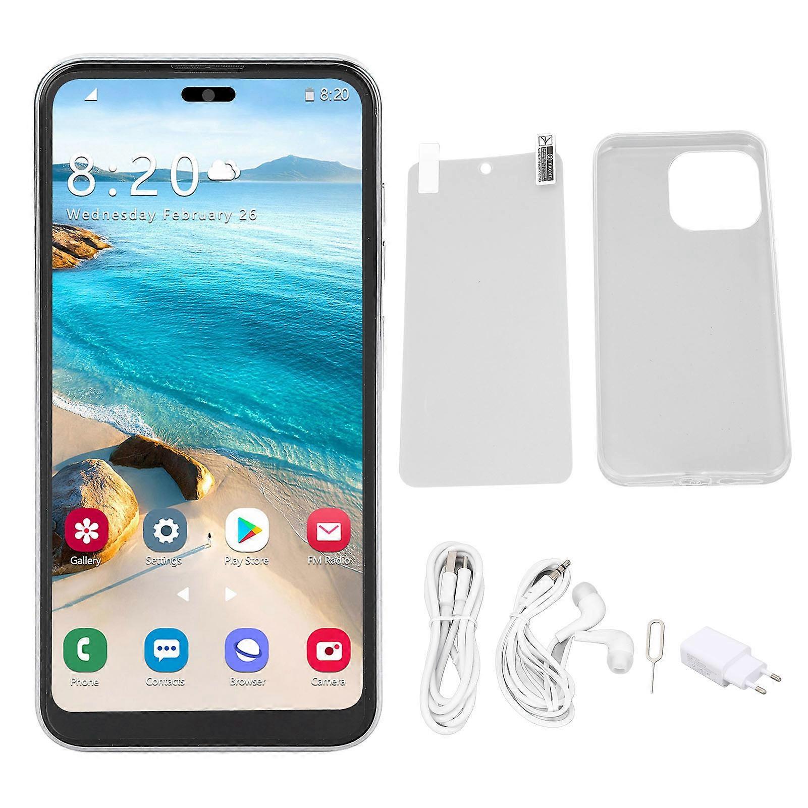 6.5" Android 11 Smartphone - 4GB RAM, 64GB ROM, 5000mAh Battery, Face Recognition