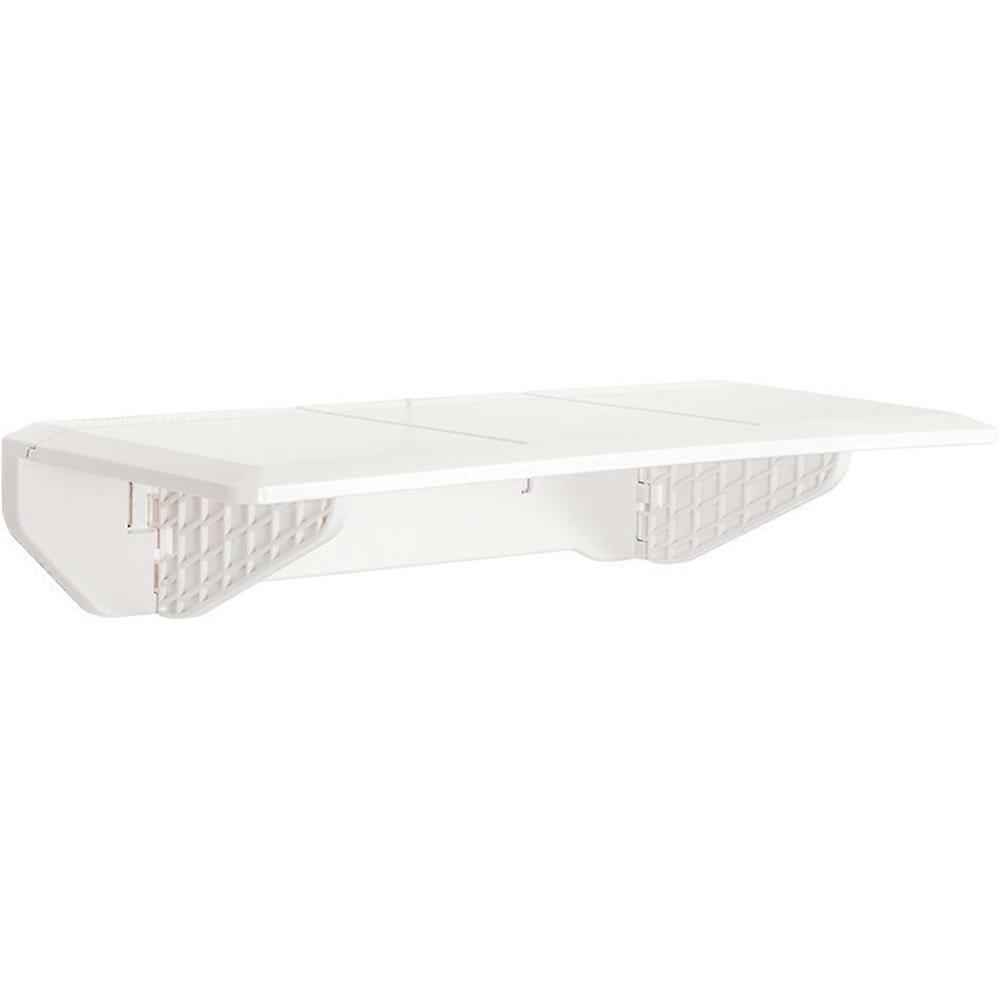 White Wall Mounted Storage Rack Floating Shelf for Home Storage