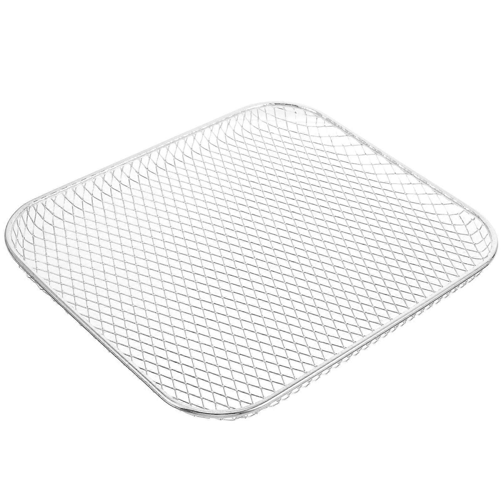 Stainless Steel BBQ Grill Net – Thickened, Multifunctional Mesh for Outdoor Barbecue Cooking, Portable Design for Even Heating and Moisture Retention