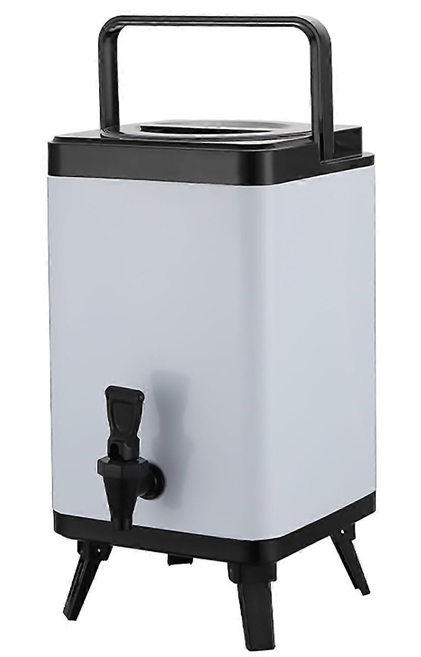 موزع ماء ساخن مع صنبور ، 304 ستانلس ستيل ، برميل معزول ، 10 لتر