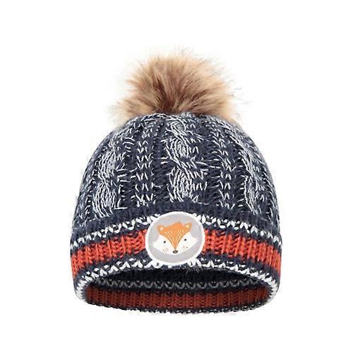 Mountain Warehouse Childrens/Kids Badge Pom Pom Beanie