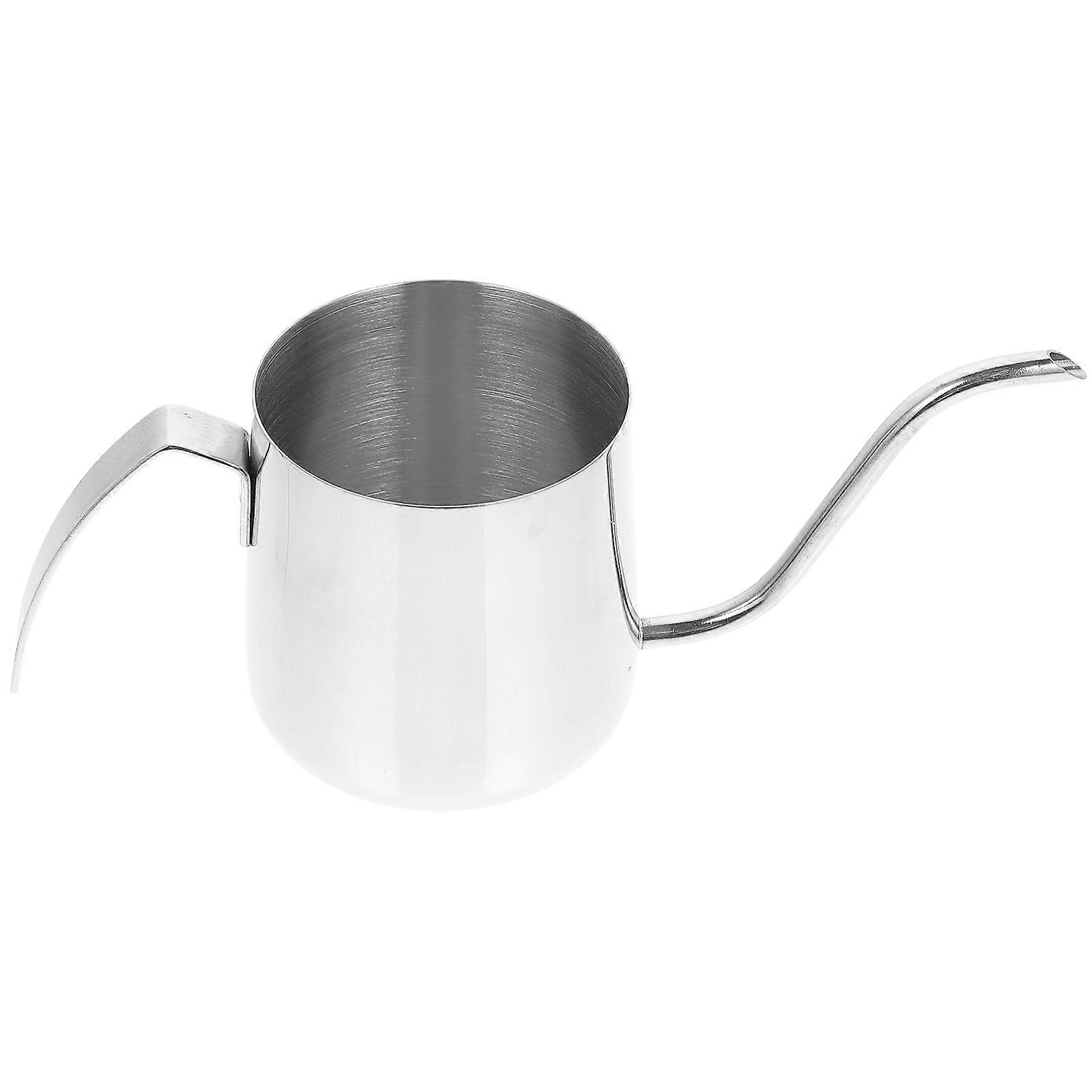 Here's a refined and professional product description based on your input:
**Stainless Steel Hand Drip Coffee Pot – Lightweight & Portable Coffee